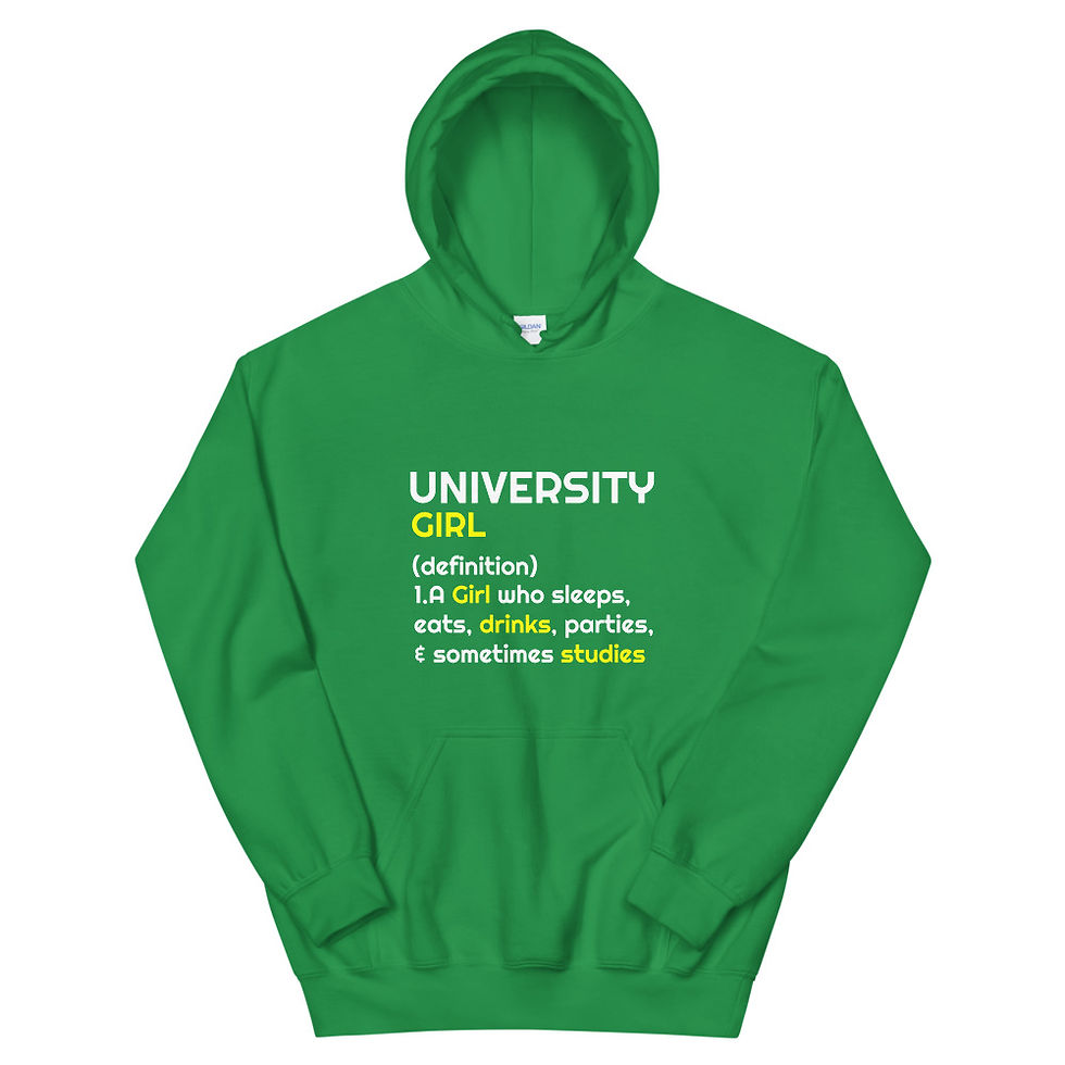 Thumbnail: University Unisex Hoodie