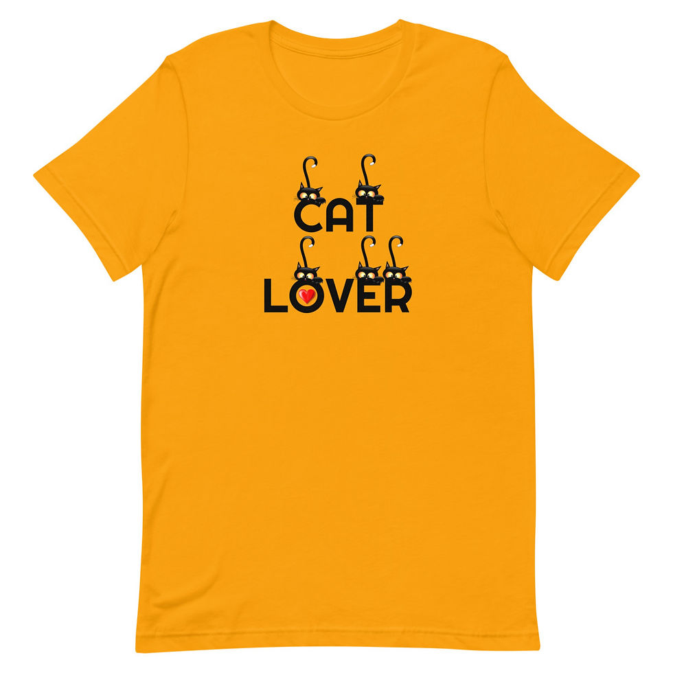 Thumbnail: Cats Short-Sleeve Unisex T-Shirt, Animals 