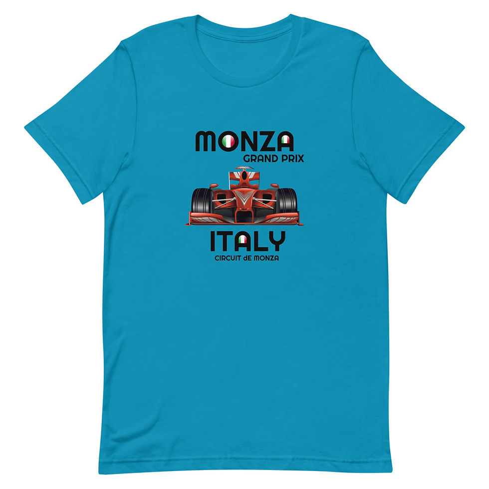 Thumbnail: Monza Short-Sleeve Unisex T-Shirt, Cars
