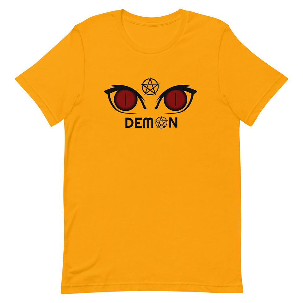 Thumbnail: Demon Short-Sleeve Unisex T-Shirt, Halloween