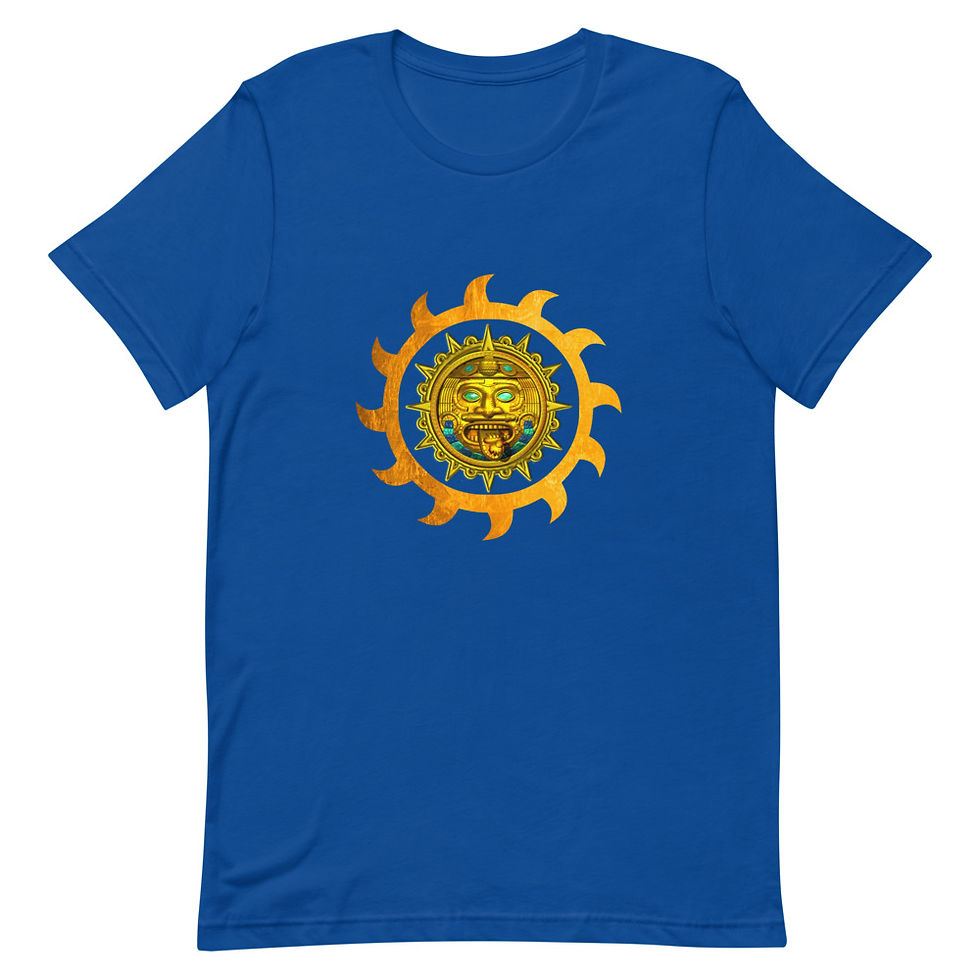 Thumbnail: Aztec Short-Sleeve Unisex T-Shirt, Mayan