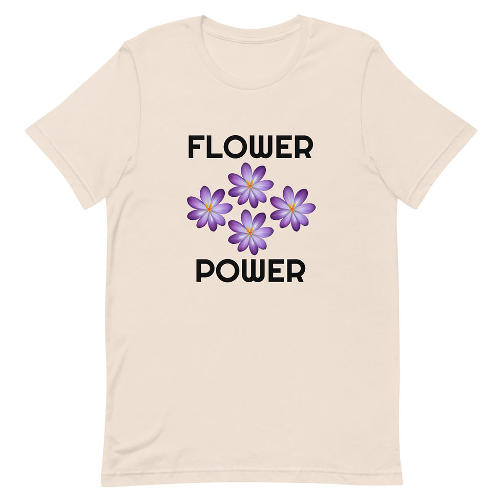 Thumbnail: Flower power Short-Sleeve Unisex T-Shirt