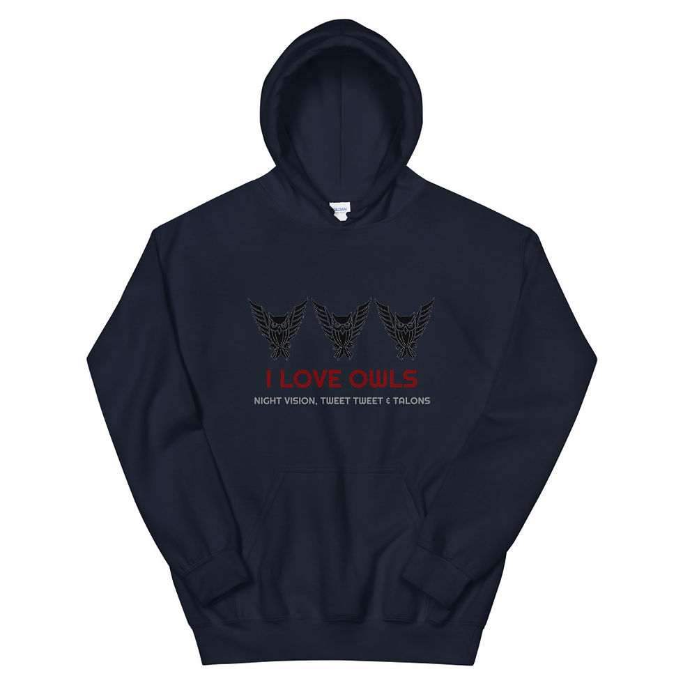 Thumbnail: Owls Unisex Hoodie, Birds