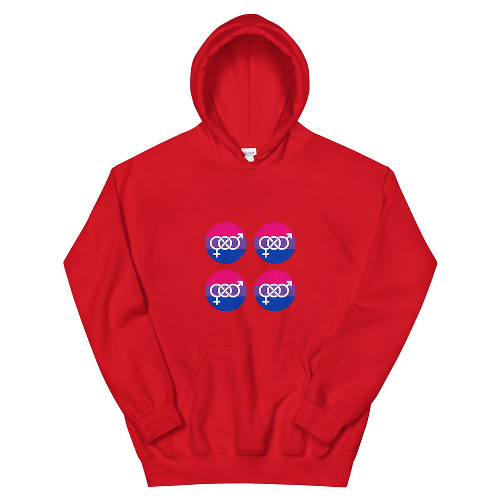 Thumbnail: Bi Sexual Unisex Hoodie, LGBT