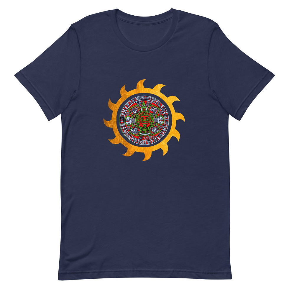 Thumbnail: Aztec Short-Sleeve Unisex T-Shirt, Mayan