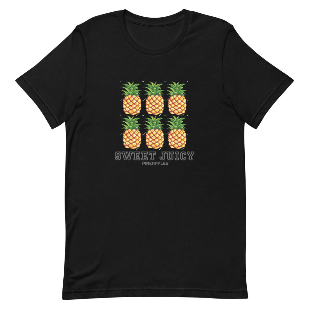 Pineapples Short-Sleeve Unisex T-Shirt, Fruit