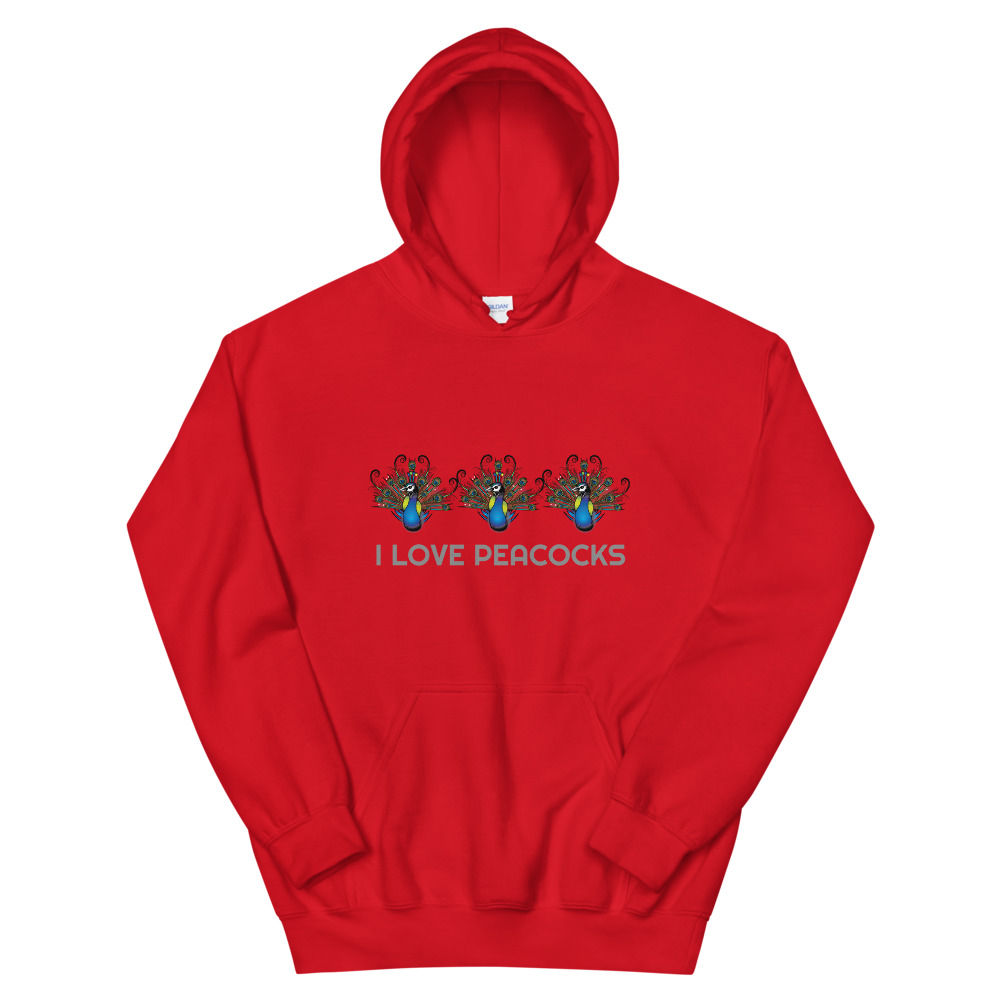 Peacocks Unisex Hoodie, Birds