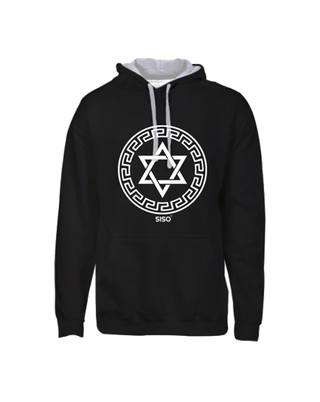 Star of David Black Hoody