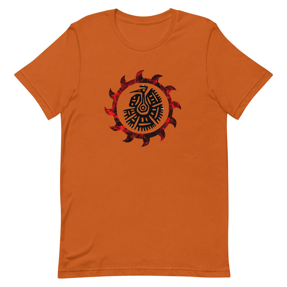 Thumbnail: Aztec Short-Sleeve Unisex T-Shirt, Mayan