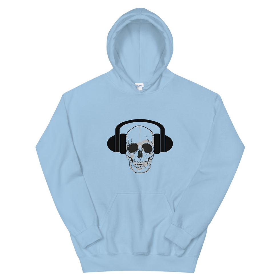 Thumbnail: Skull Unisex Hoodie, Skeleton