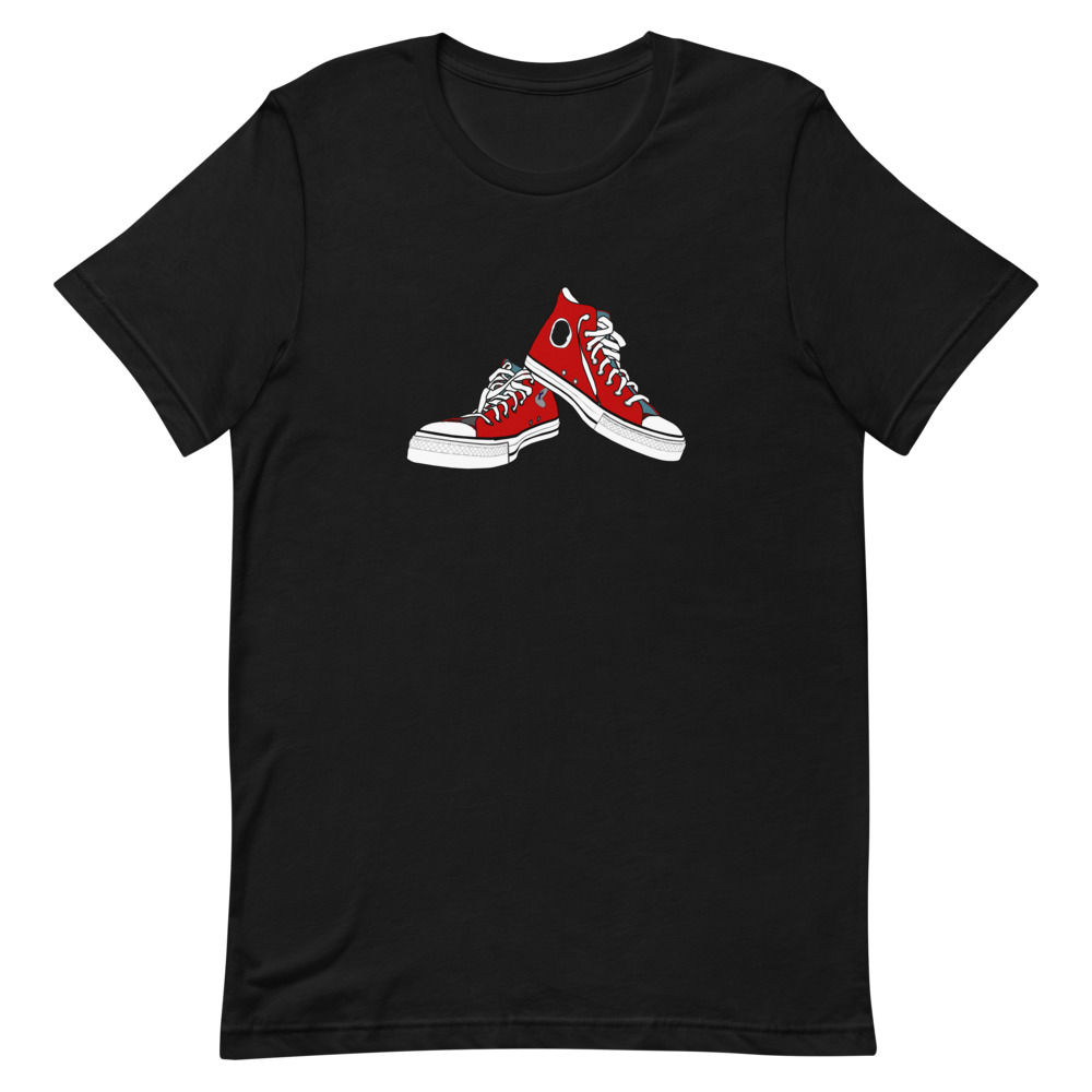 Hi Tops Short-Sleeve Unisex T-Shirt, Shoes
