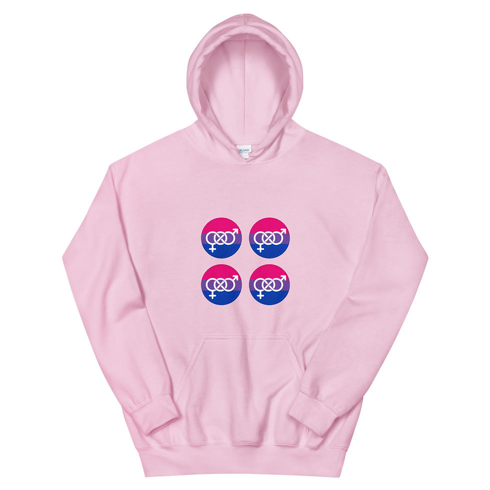Bi Sexual Unisex Hoodie, LGBT