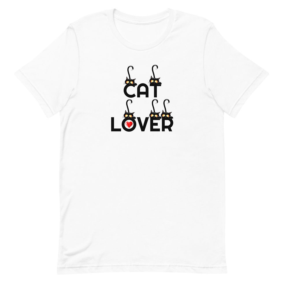 Thumbnail: Cats Short-Sleeve Unisex T-Shirt, Animals 