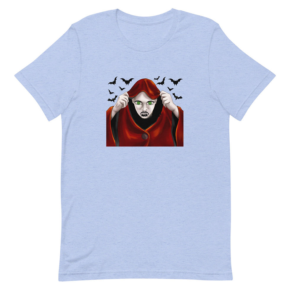Thumbnail: Vampire Short-Sleeve Unisex T-Shirt, Halloween