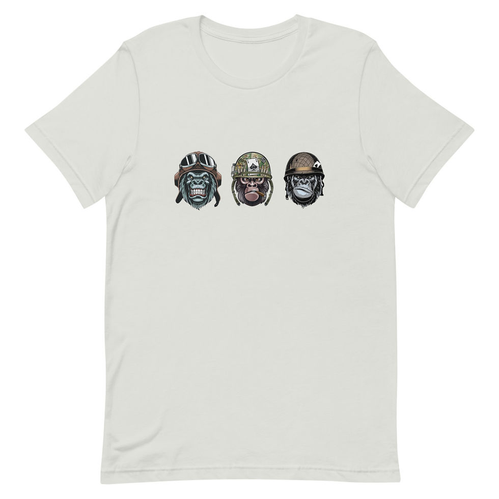 Thumbnail: Helmets Short-Sleeve Unisex T-Shirt, Motorcycles