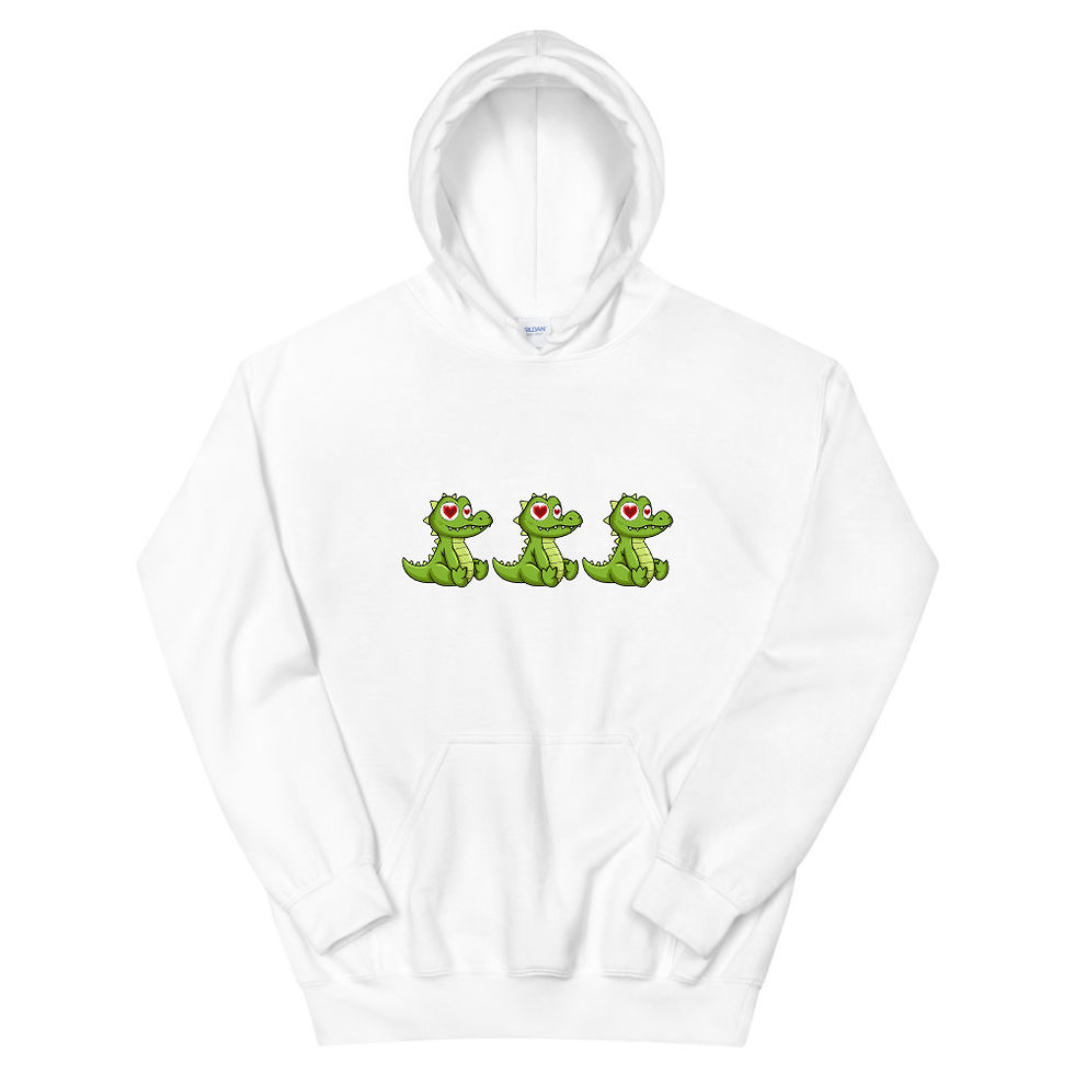 Thumbnail: Crocodiles Unisex Hoodie
