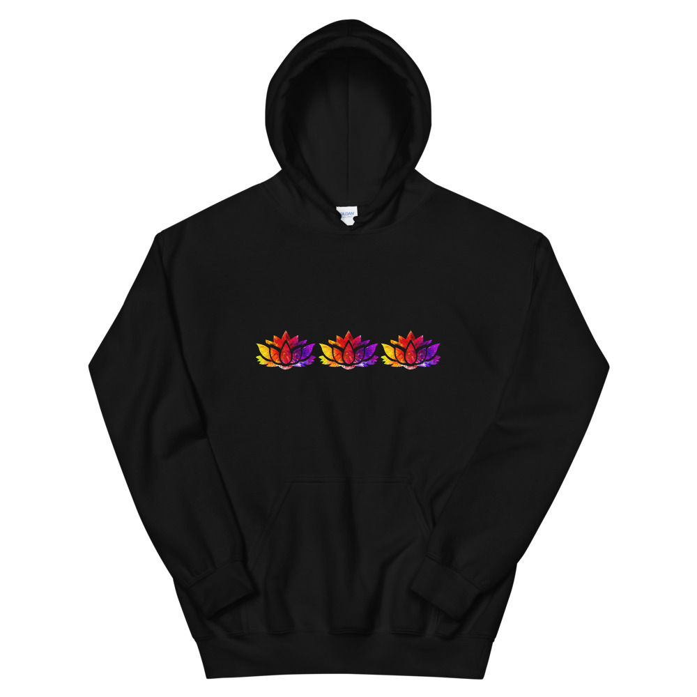 Lotus Flower Unisex Hoodie, Diwali