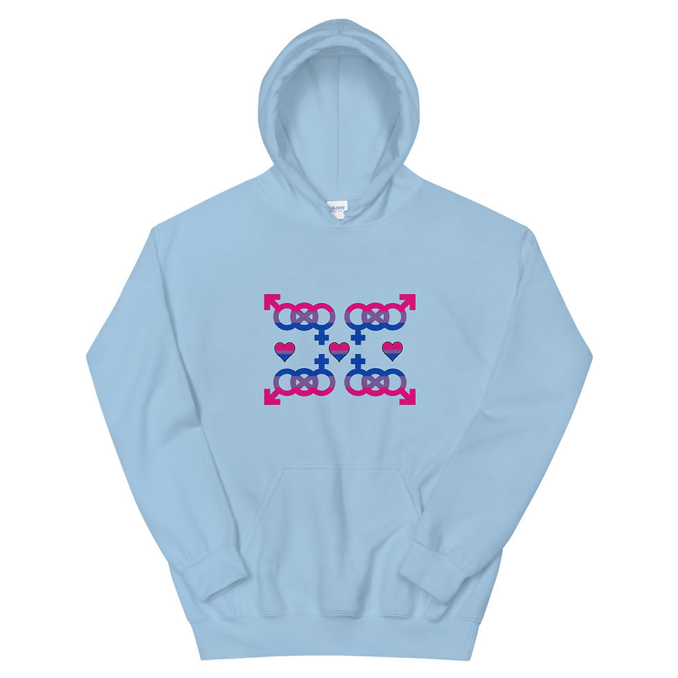 Thumbnail: Bi Sexual Unisex Hoodie, LGBT