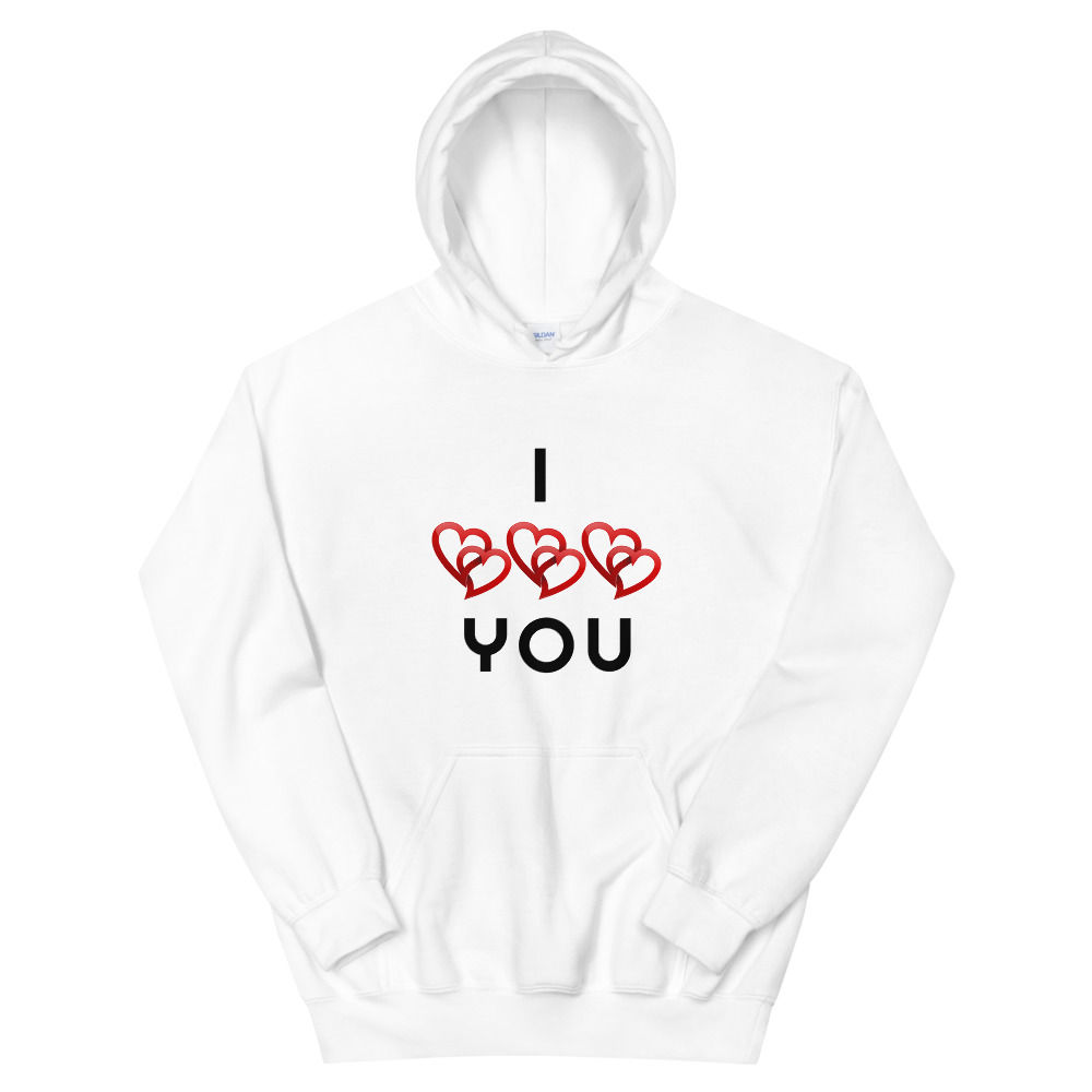 I Love you Unisex Hoodie, Valentines