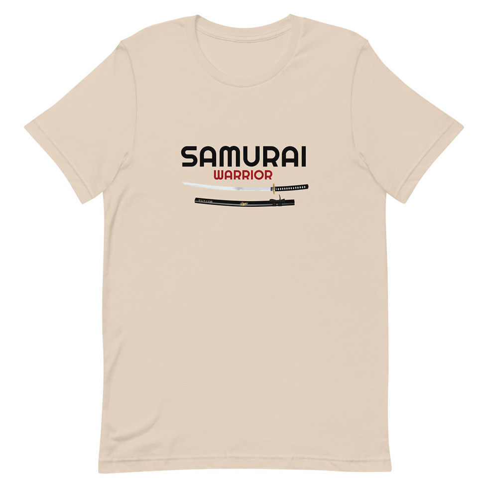 Thumbnail: Samurai Short-Sleeve Unisex T-Shirt, Warriors 