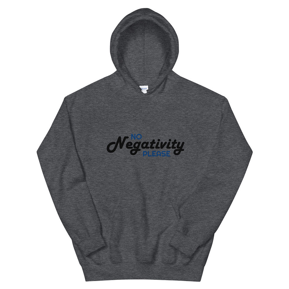 Thumbnail: No Negativity Unisex Hoodie, Inspirational