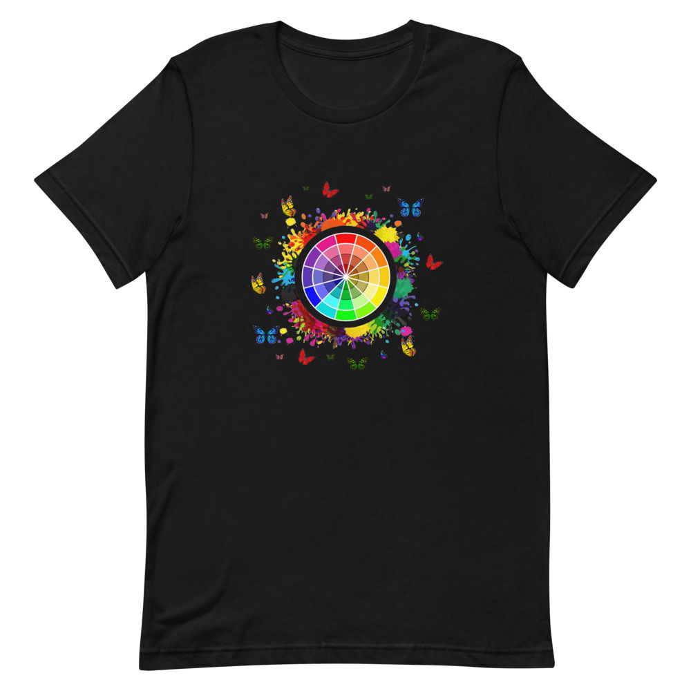Rainbow Butterflies Short-Sleeve Unisex T-Shirt