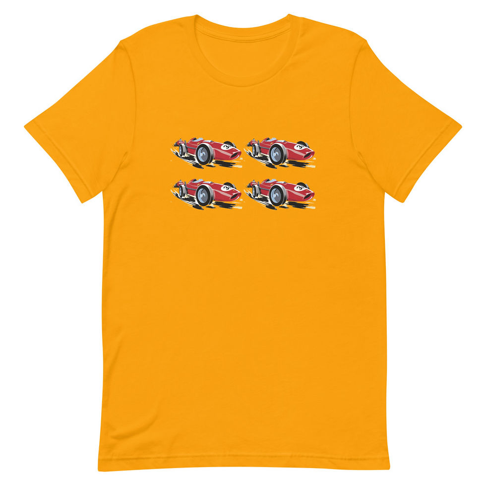Thumbnail: Racing Car Short-Sleeve Unisex T-Shirt