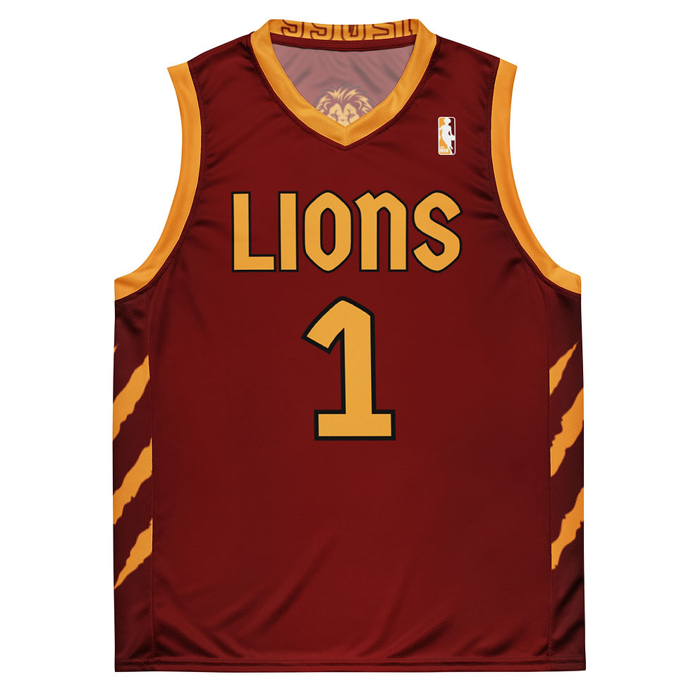 NB LIONS 2024 OFFICIAL GAME JERSEY #1 (Customizing Available)