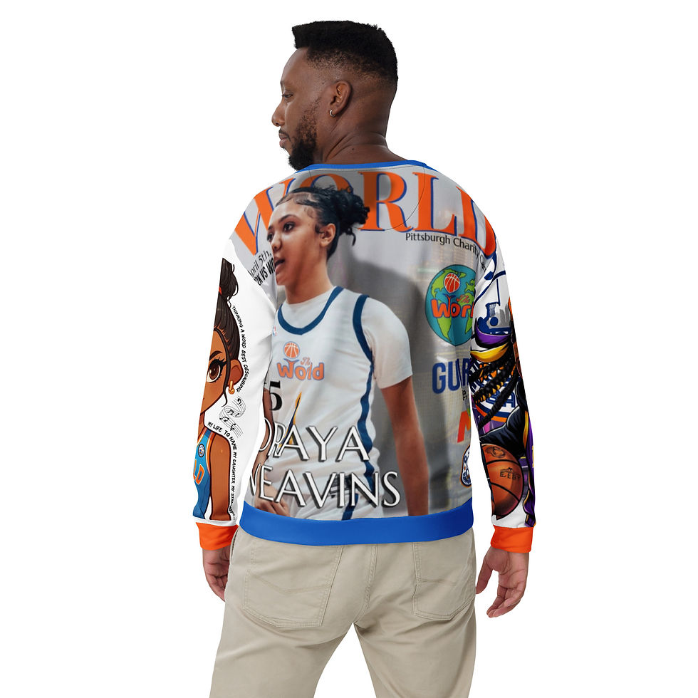 Thumbnail: Draya Neavins "Who's World is This"  Original World Team Super Ninja Sweatshirt