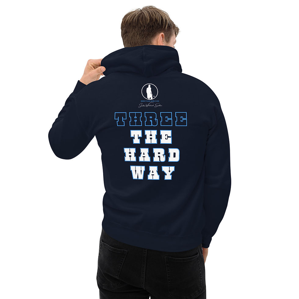 Thumbnail: 3 The Hard Way (Jordan Whitehead Edition) Central Valley 2023 Camp Hoodie