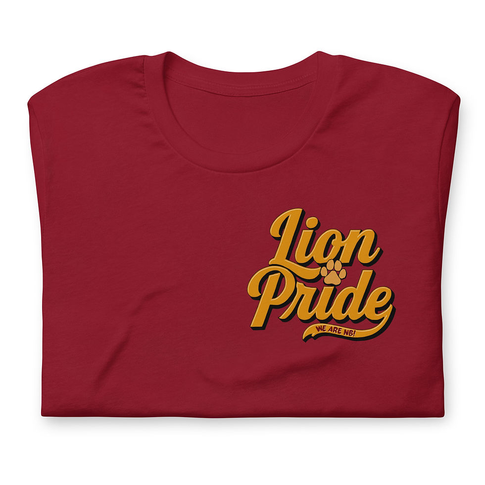 Thumbnail: Lion Pride Crimson & Gold Unisex Coaches Shirt | Bella + Canvas 3001