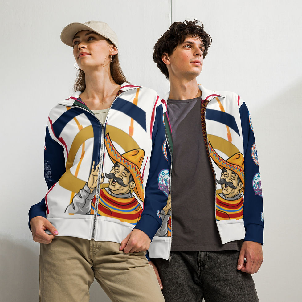 Thumbnail: Amigos World Champs Authentic Unisex Custom Track Jacket