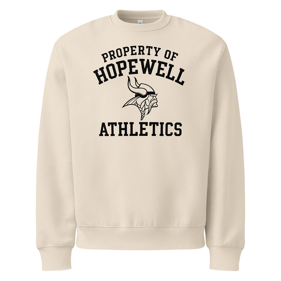 Thumbnail: Property of Hopewell Athletics Premium Bella+Canvas Oversized Heavy Sweatshirt