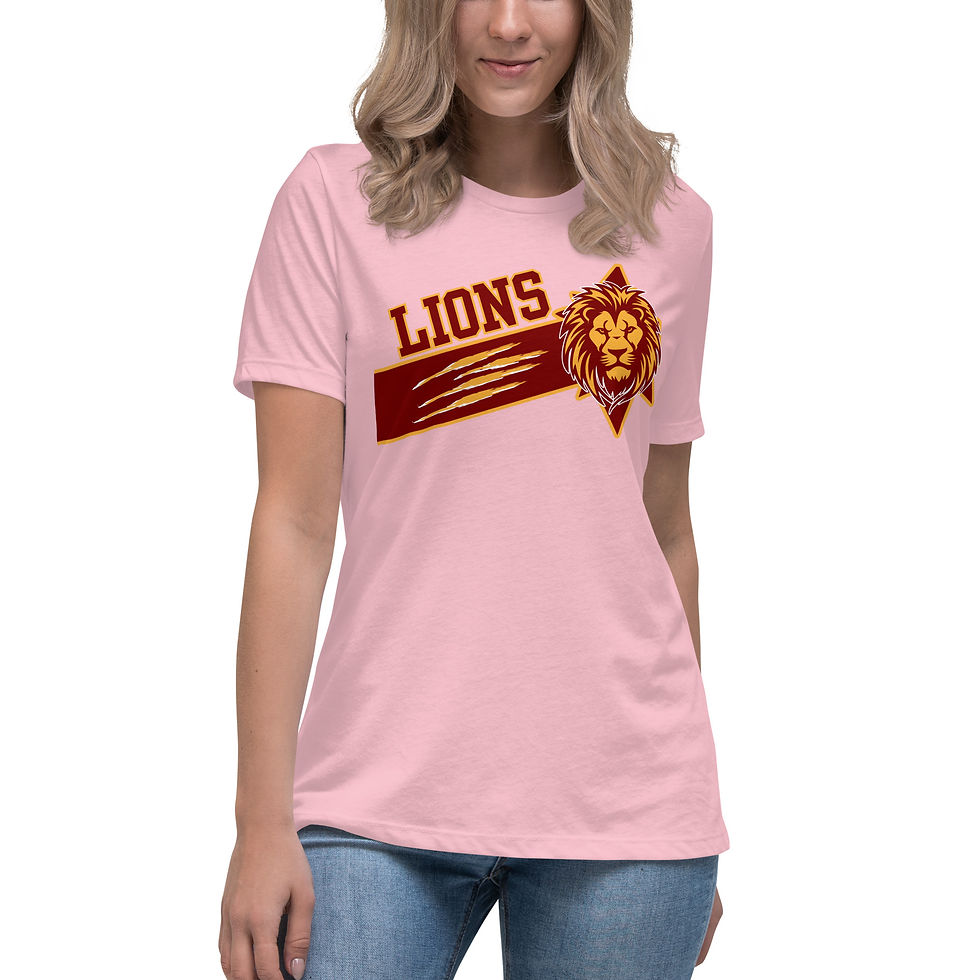 Thumbnail: NB Lions (Suns) Women's Relaxed T-Shirt Bella + Canvas 6400