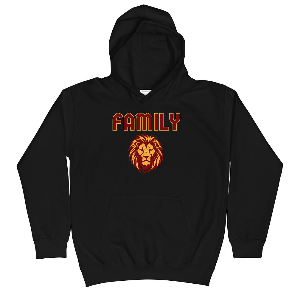 Thumbnail: NB LIONS "FAMILY" Kids Hoodie