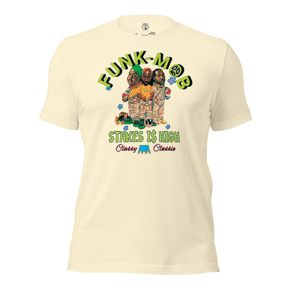 Thumbnail: "Got My 3" Funk-Mob Classic Limited Trugoy Salute Unisex Premium T-Shirt DTFlex