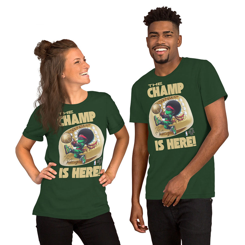 Thumbnail: Zion Moore "THE CHAMP IS HERE!" 2025 WPIAL Champions Edition T-Shirt