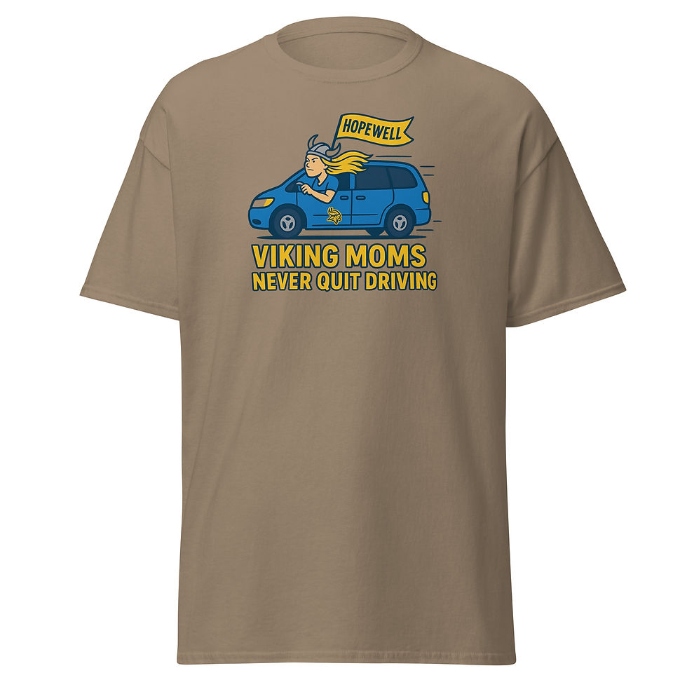 Thumbnail: Viking Moms Never Quit Driving Unisex Classic Gildan Tee