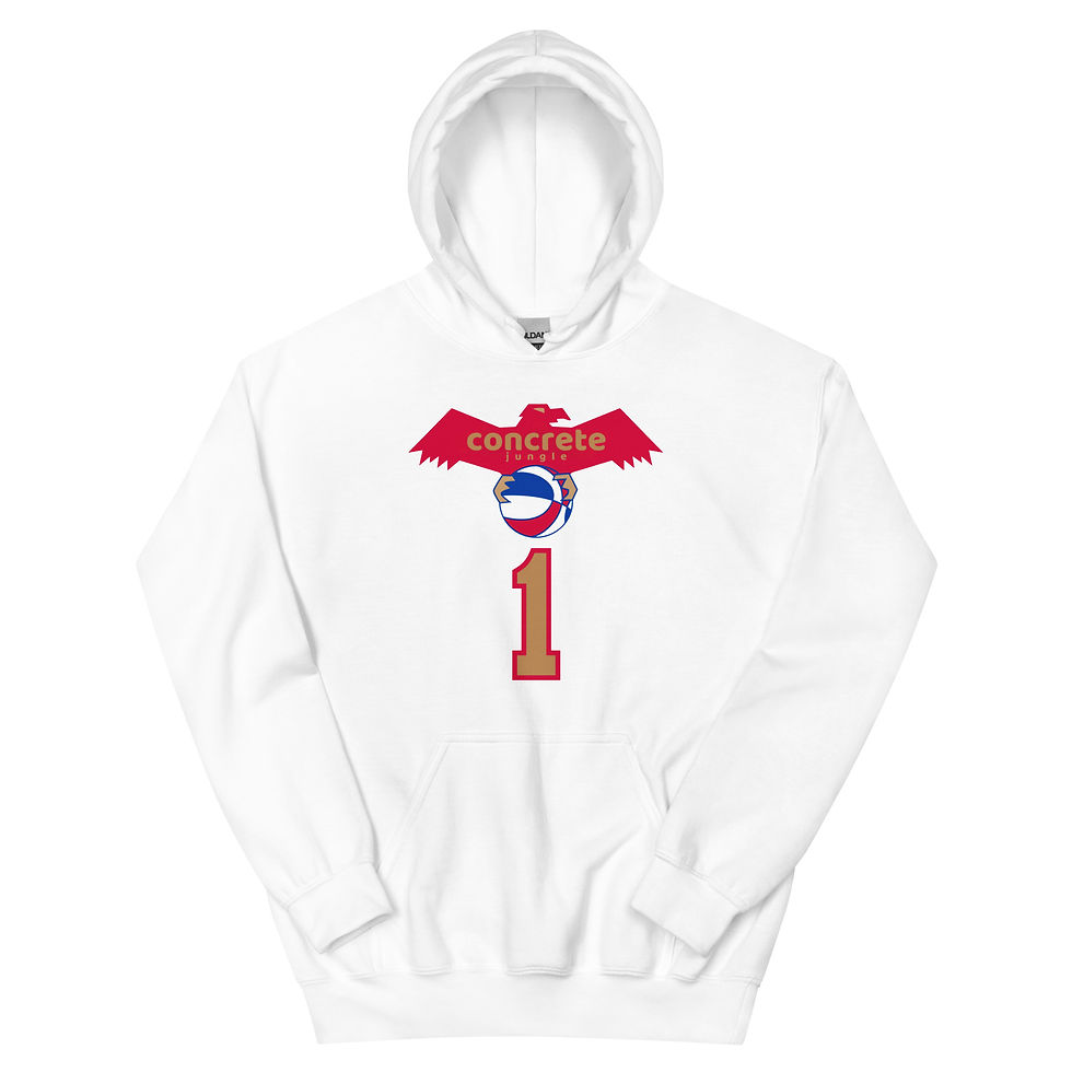 Thumbnail: CJ2K vs World Game Unisex Player Hoodie CJ2K Team Icey White | WEHNER #1