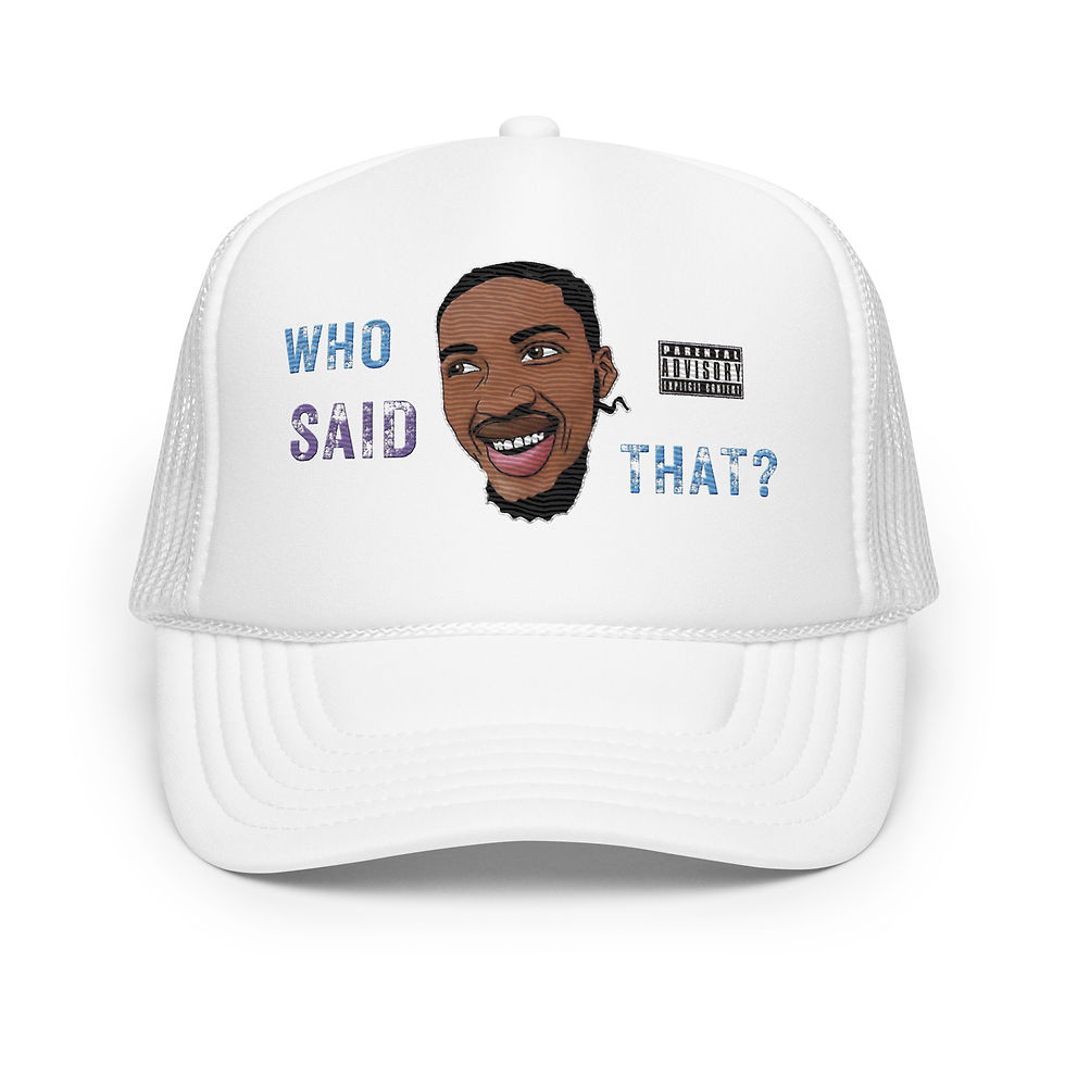 Thumbnail: DJ Porter "Who Said That" Embroidered Trucker Hat