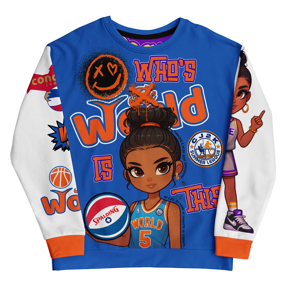 Draya Neavins "Who's World is This" Custom Sweatshirt Remix - Showtime 5