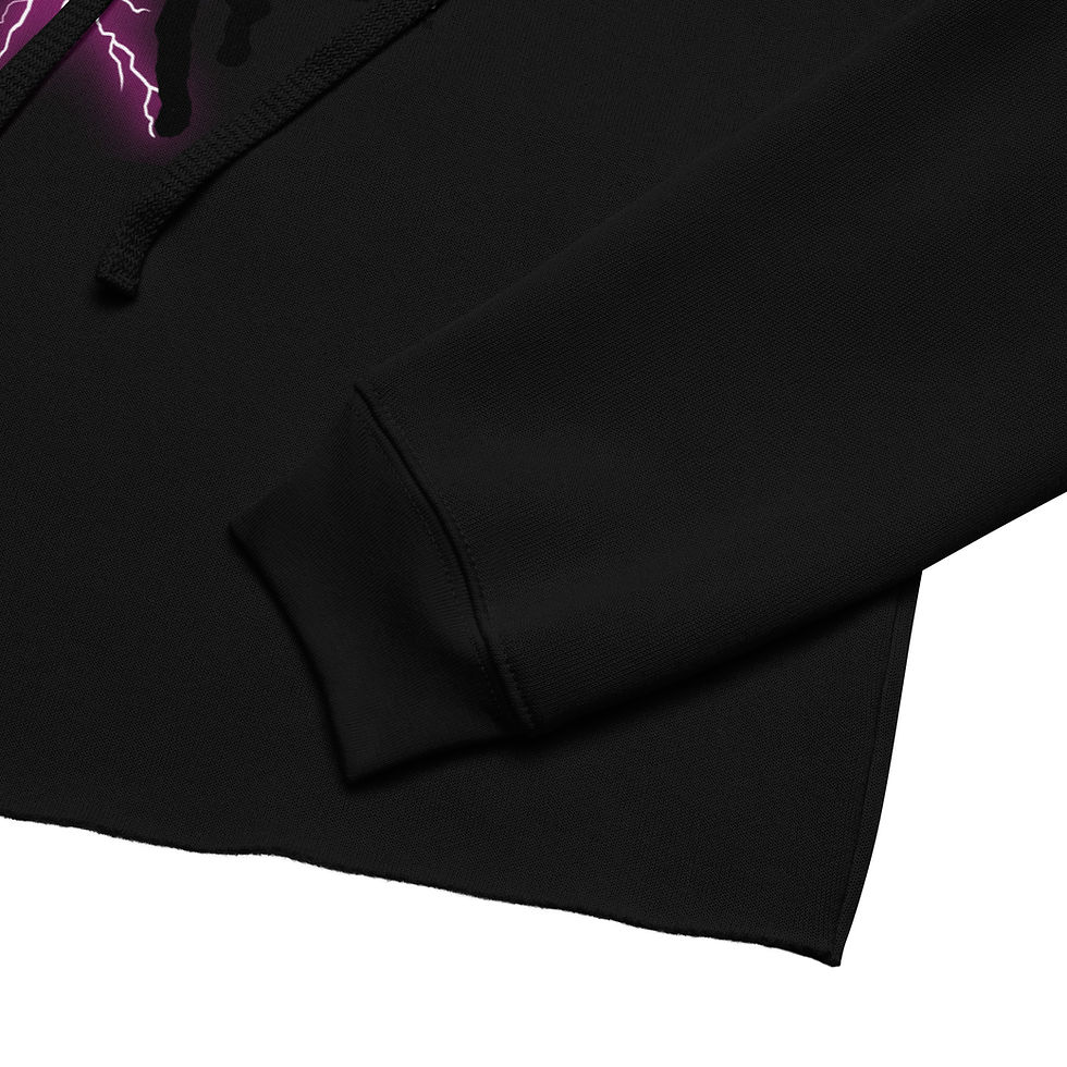 Thumbnail: Quiet Storm Premium Crop Hoodie