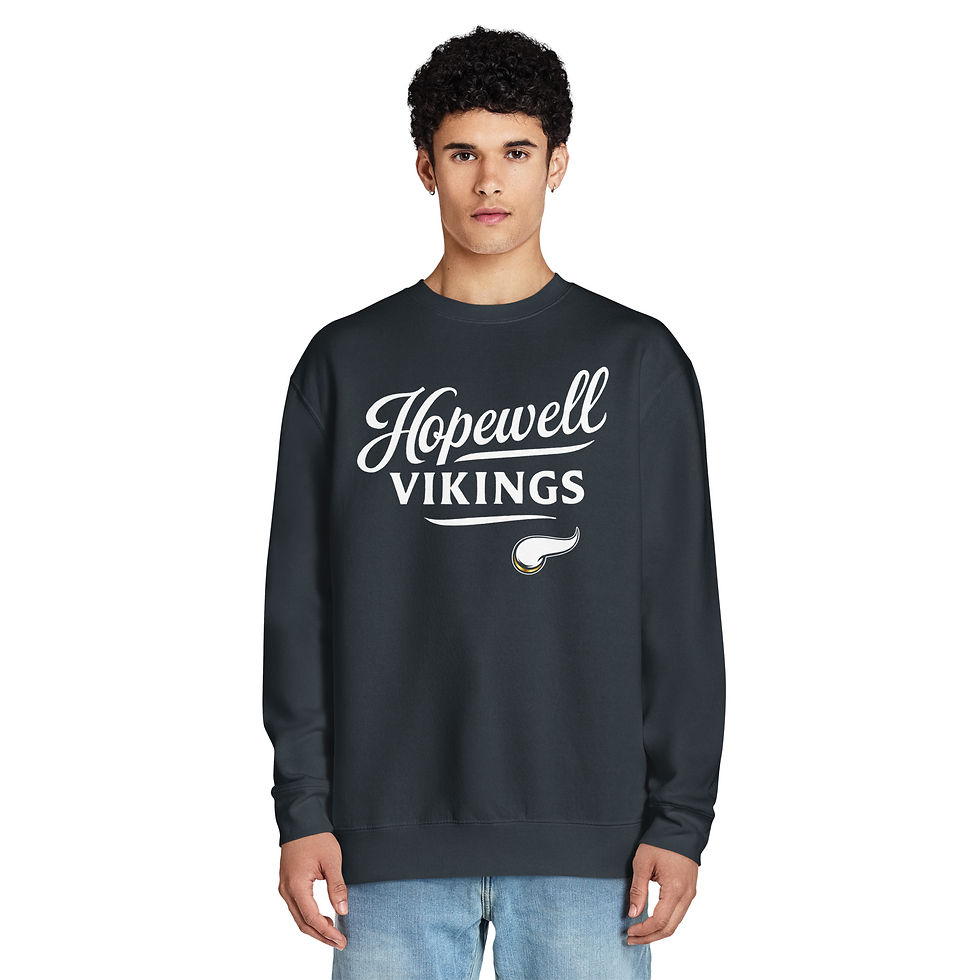 Thumbnail: Hopewell Vikings Unisex Premium Crew Neck Sweatshirt | Lane Seven LS14004 DTG