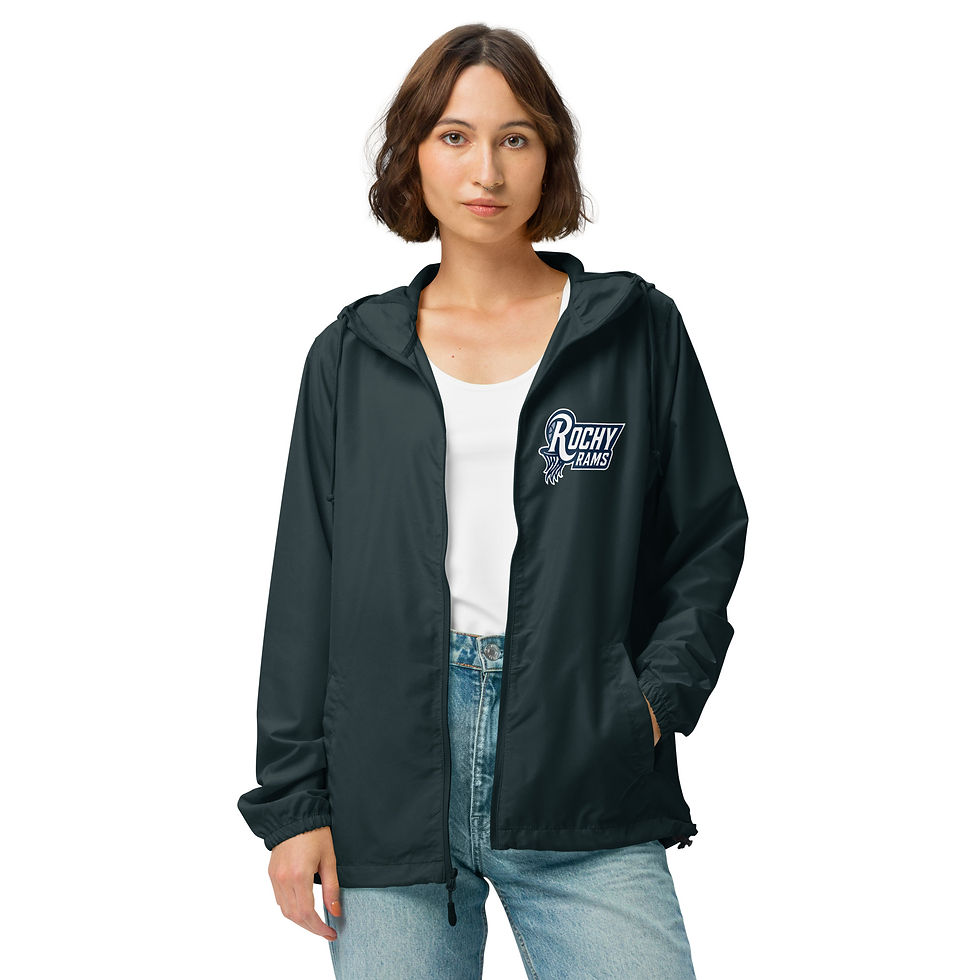 Thumbnail: Rochy Rams Unisex Lightweight Zip Up Windbreaker | Independent Trading Co.