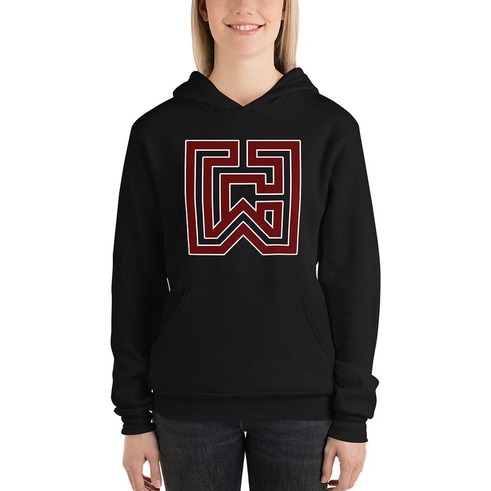Thumbnail: Adult Official CW3 OG Super Blackout Premium Funk-Mob Hoodie