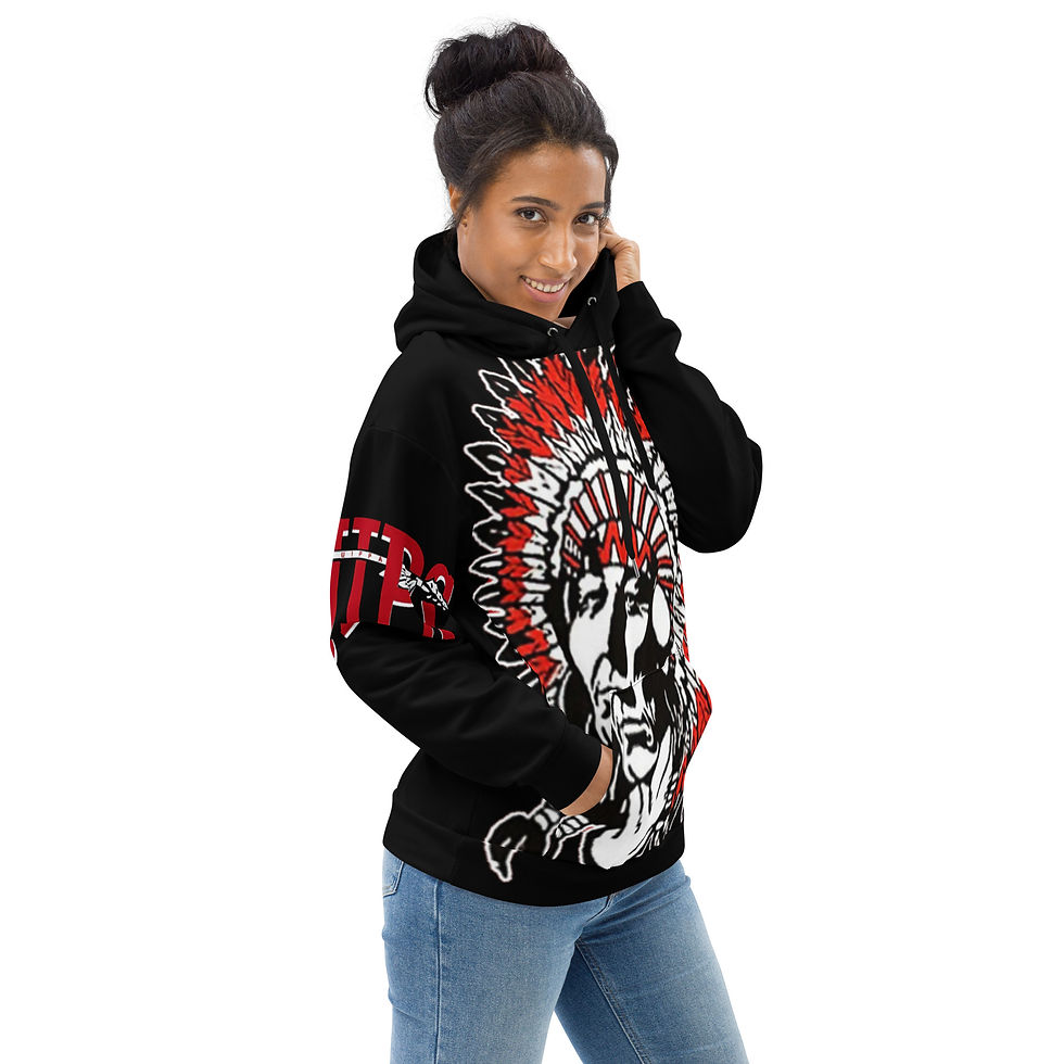 Thumbnail: Aliquipps Quips All-over Official BIG QUIP Black Unisex Hoodie