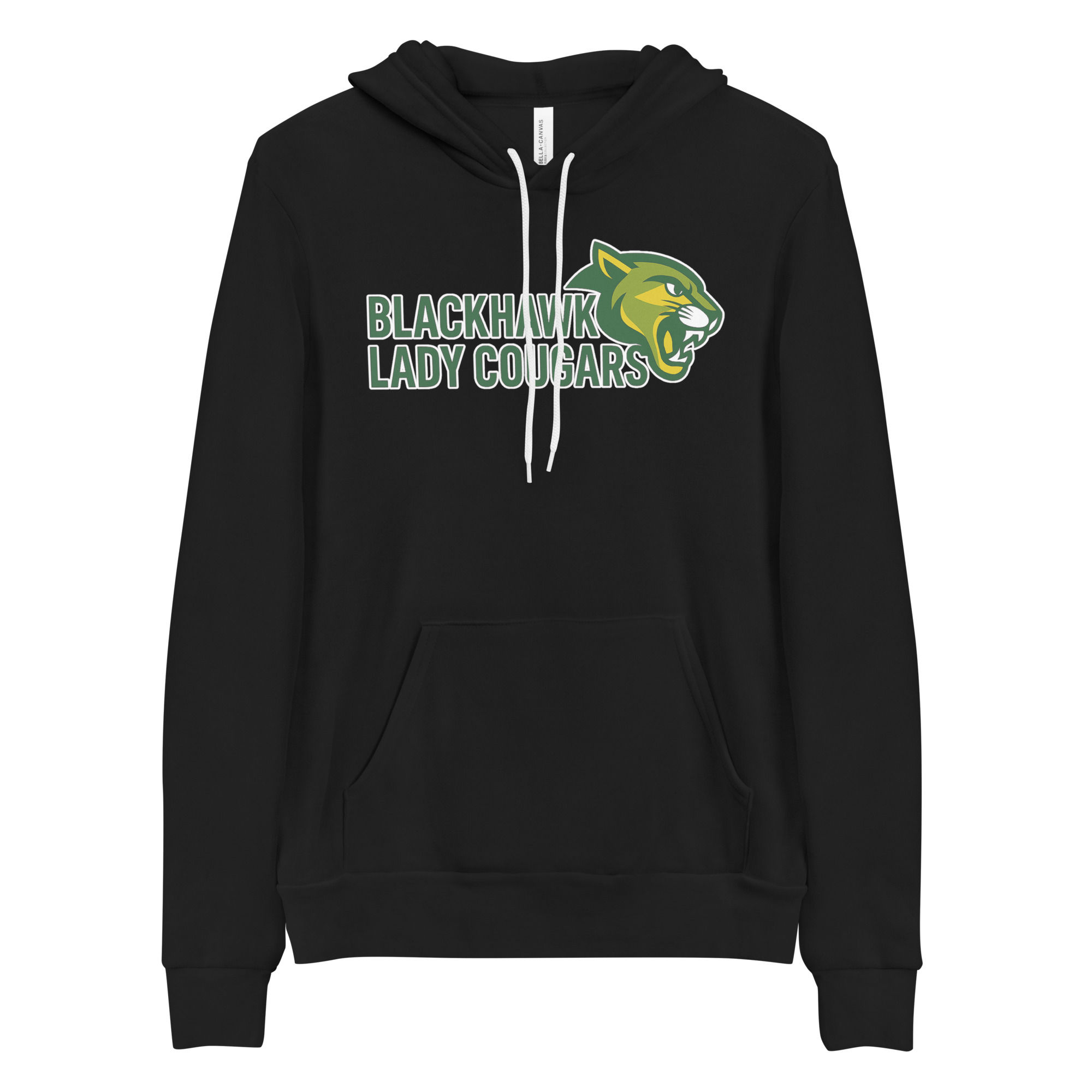 2025-26 Blackhawk Lady Cougars Premium Hoodie Bella + Canvas 3719 DTG