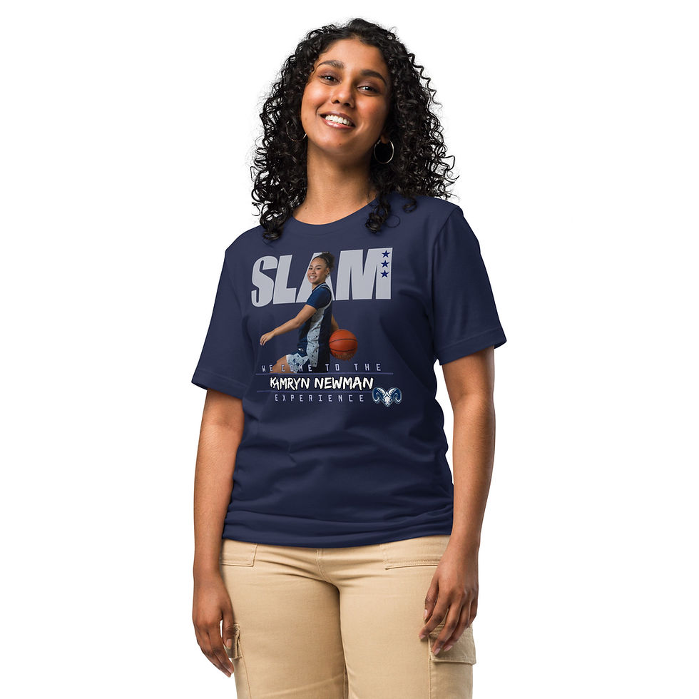 Thumbnail: Kamryn Newman c/o 2026 Rochester Rams Playground Legends T-Shirt MADE IN USA 2.0