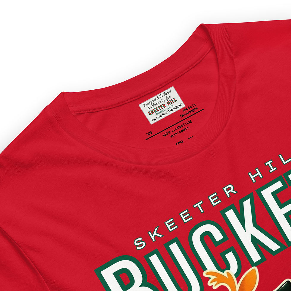 Thumbnail: Skeeter Hill "Buckets on Buckets" 2026 CJ2K D-League Unisex T-shirt Red