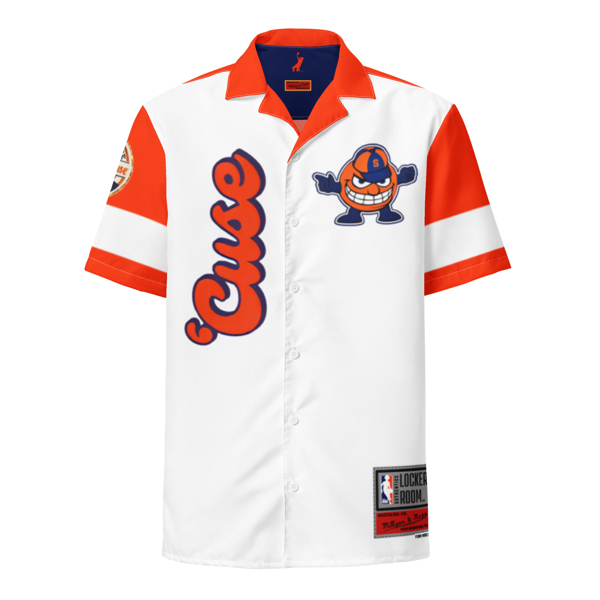 CUSE Retro Tribute Unisex Warm-up Shirt - BROWN #44 (OG Orange)